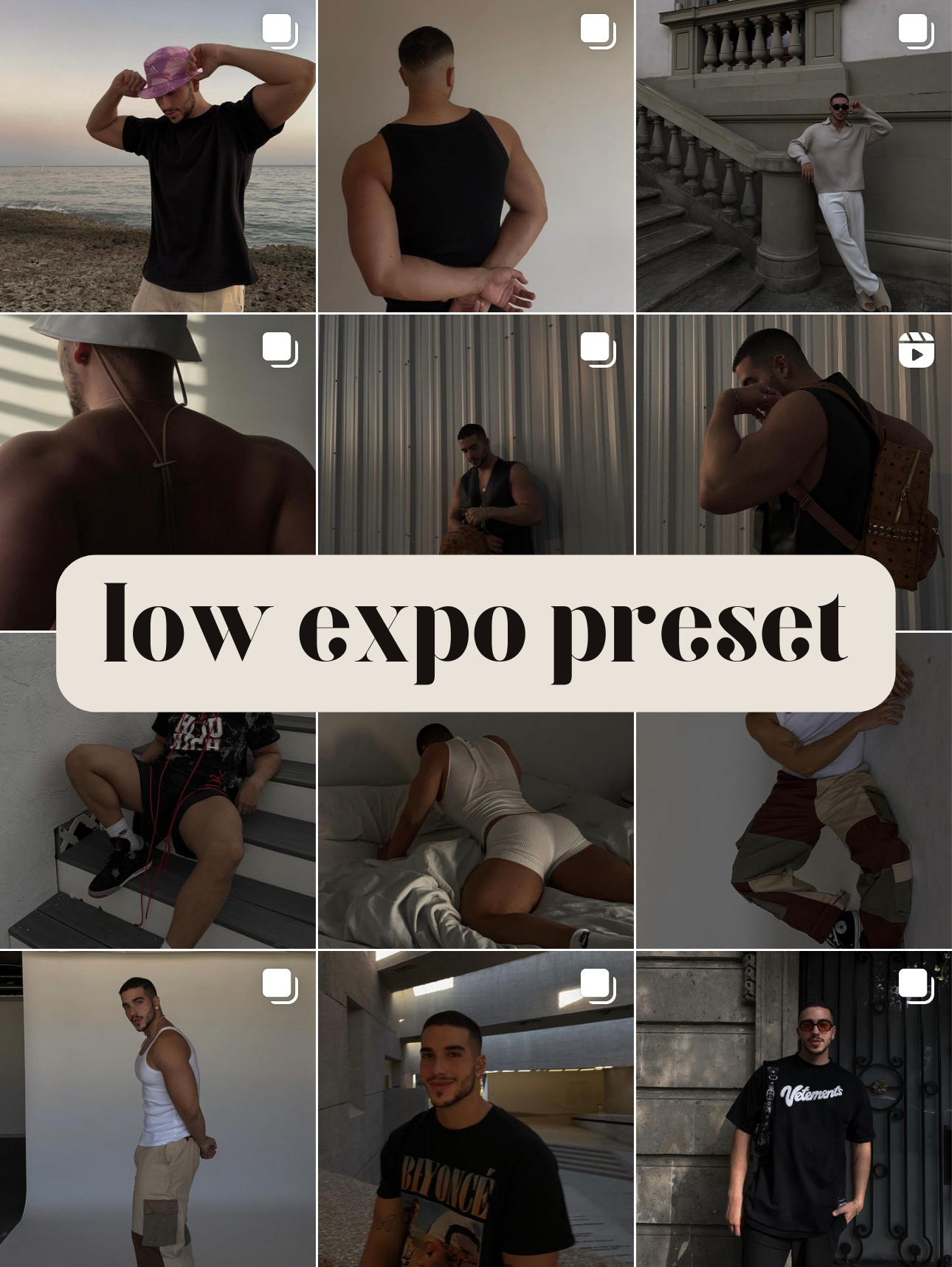 low expo preset